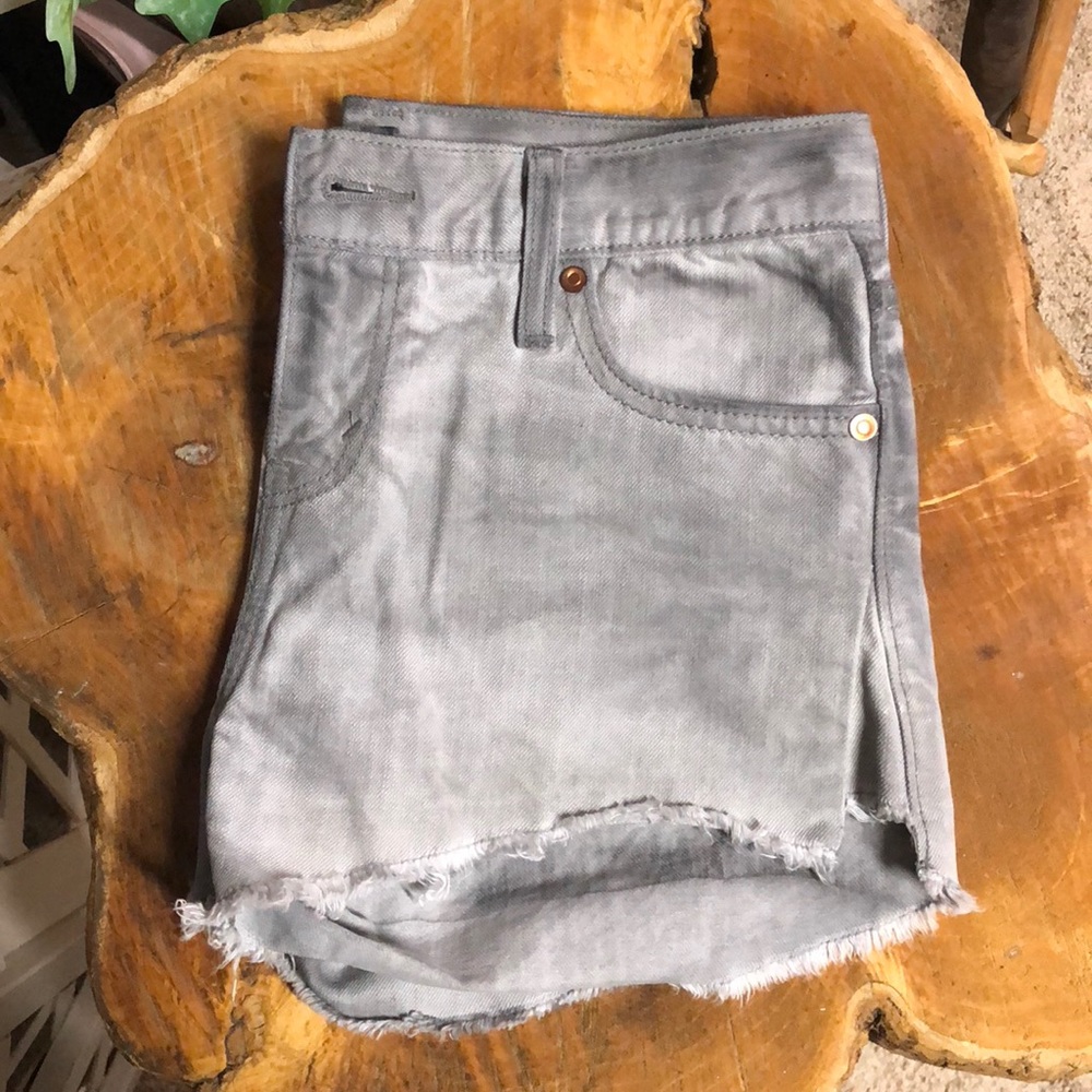 Levi Strauss Grey Cut-Off Shorts